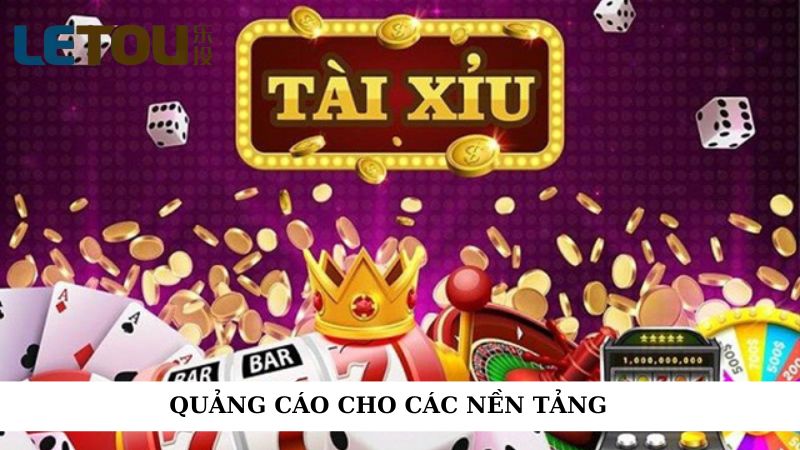 Ảnh tài xỉu - quảng cáo cho các nền tảng