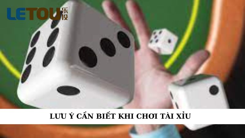Lưu ý cơ bản khi chơi tài xỉu